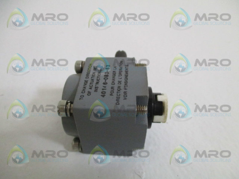 ALLEN BRADLEY 40146-083-63 LIMIT SWITCH OPERATOR HEAD  UNMP
