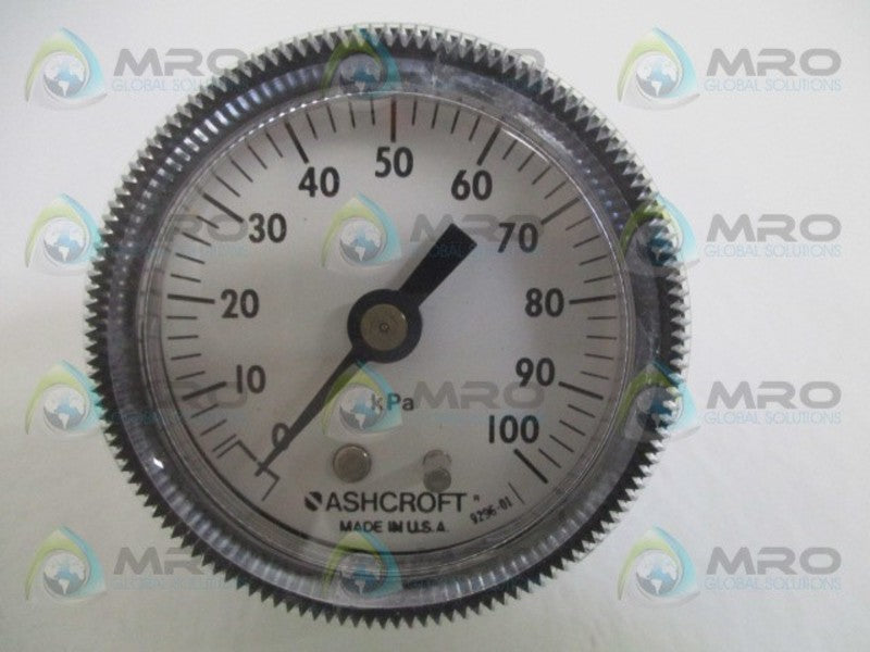 ASHCROFT 20W1001TH02BXUCZC-15#-AFB PRESSURE GAUGE 0-100 KPA  NSMP