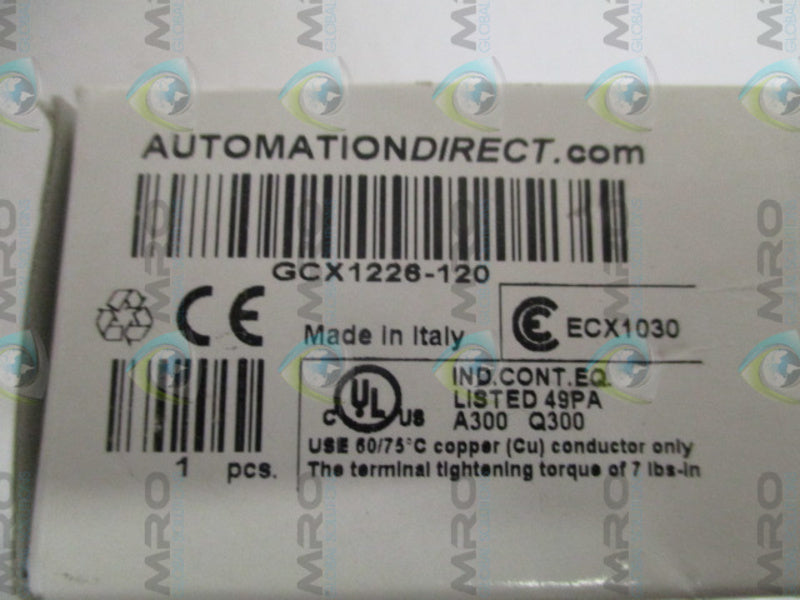AUTOMATION DIRECT GCX1226-120 PUSHBUTTON (AS PICTURED)  NSMP