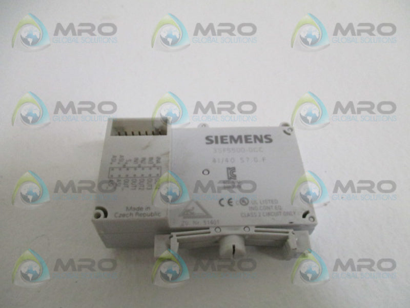 SIEMENS 3SF5500-0CC COMPONENT MODULE UNMP