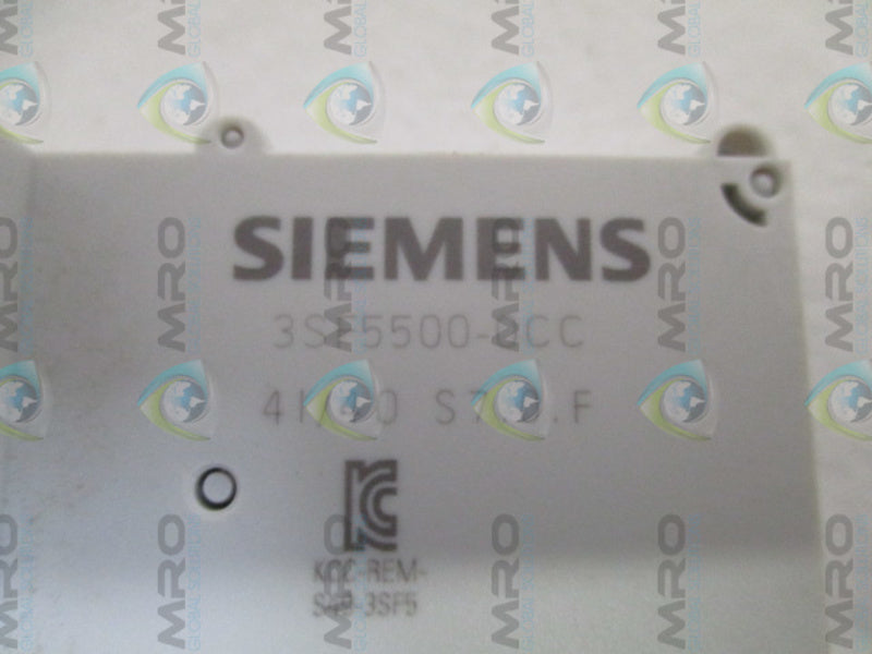 SIEMENS 3SF5500-0CC COMPONENT MODULE UNMP