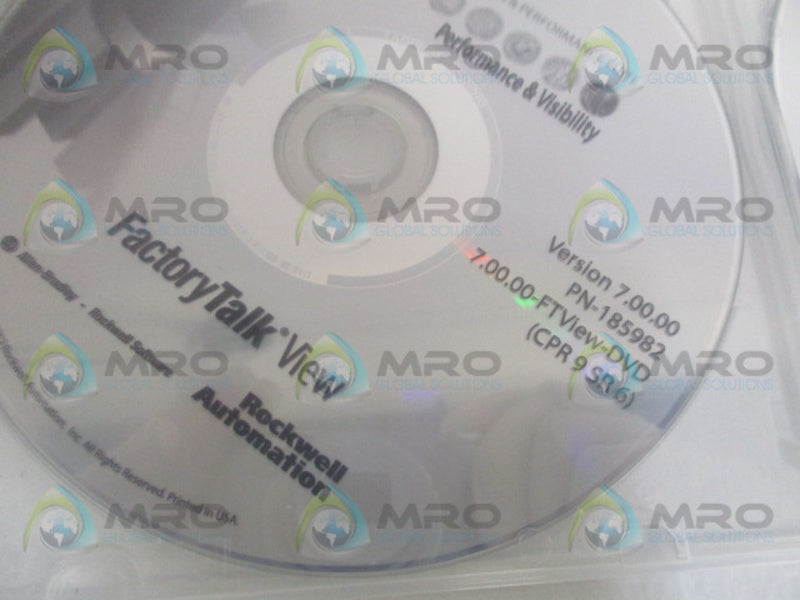 ALLEN BRADLEY FACTORYTALK VIEW 9701VWSTENED SOFTWARE *NEW IN ORIGINAL PACKAGE*