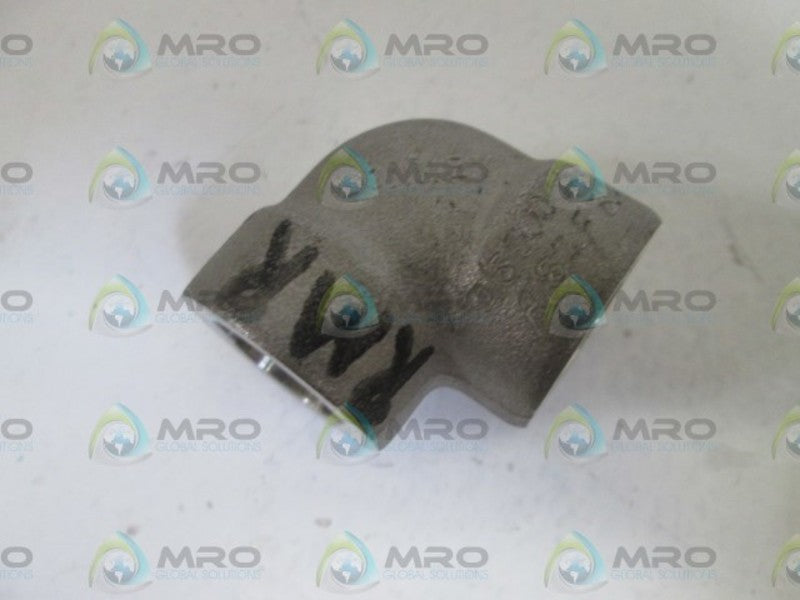 LOT OF 4 BONNEY ELBOW 3/8" 3000# WOG A182F304E124 NSNP