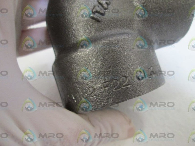 LOT OF 2 ELBOW 1" 3000WOG A/SA182F22CL3RACS NSNP
