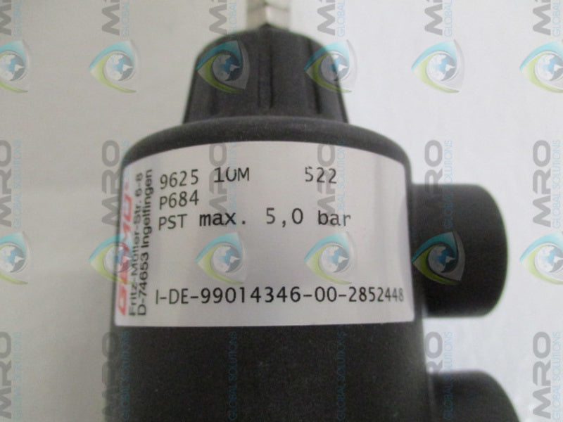 GEMU I-DE-99014346-00-2852448 962510M522 ACTUATOR VALVE NSNP