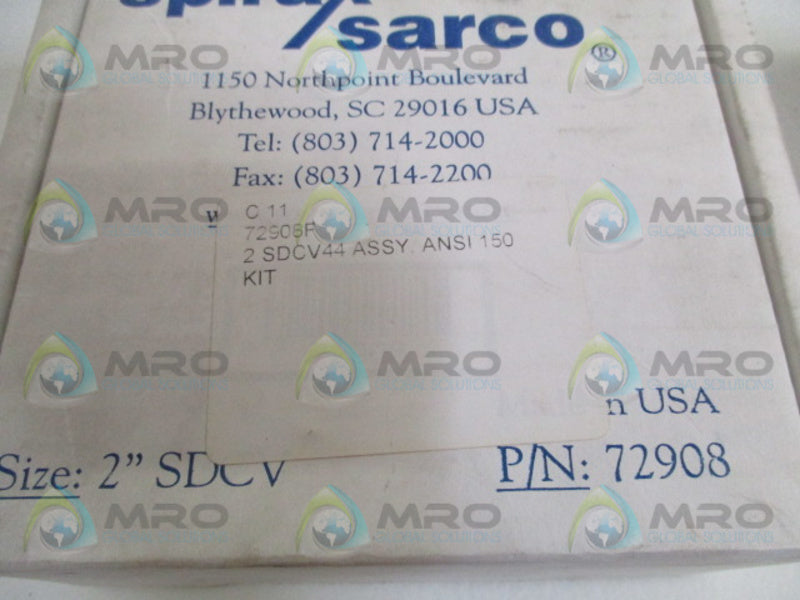 SPIRAX SARCO 72908 SDCV44 SPLIT DISC CHECK VALVE 2" NSMP
