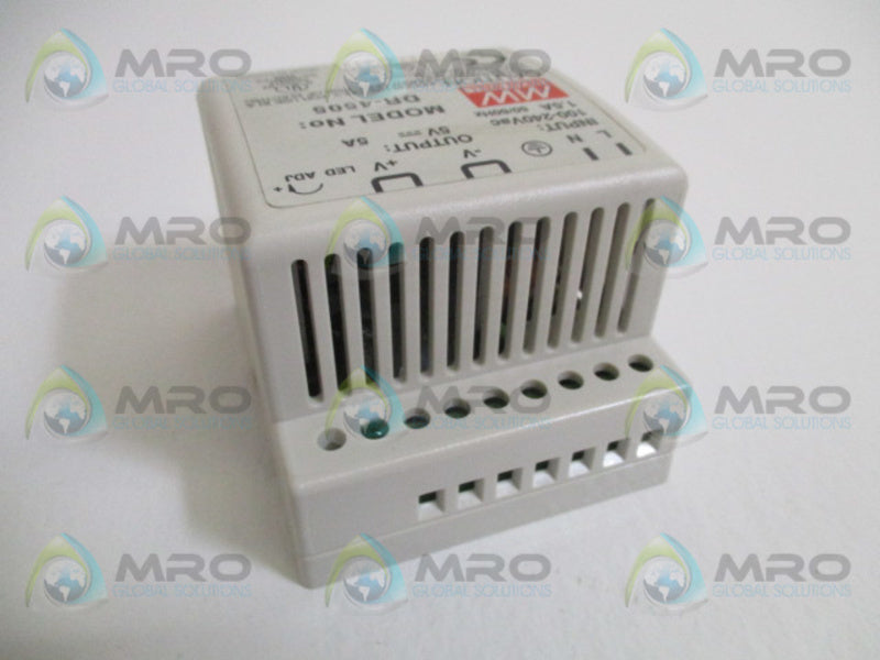 MEAN WELL DR-4505 DIN RAIL POWER SUPPLY UNMP