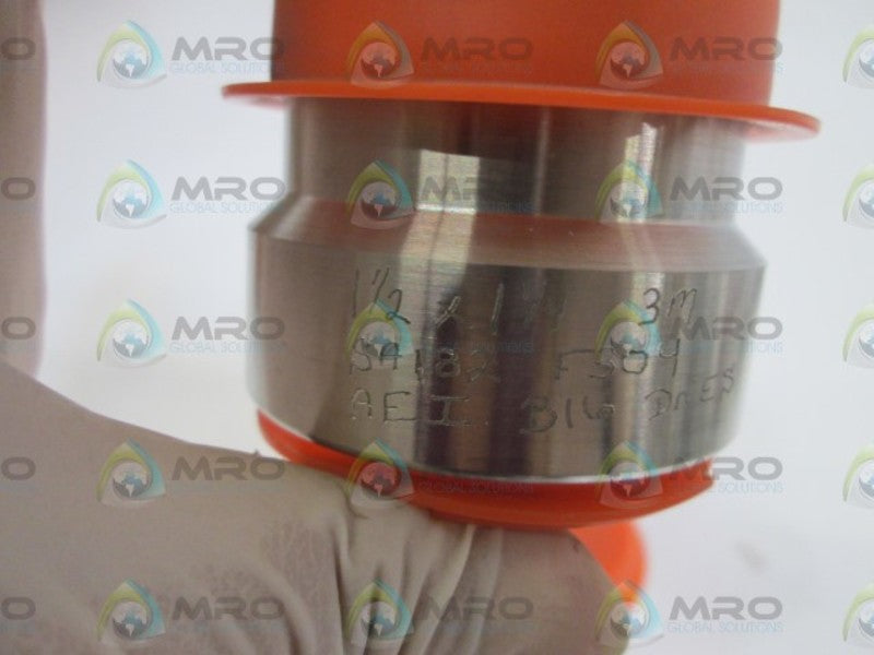 LOT OF 4 COUPLING 1-1/2"X1-1/4" 3M SA182 F304 AEI B16 DNES NSNP
