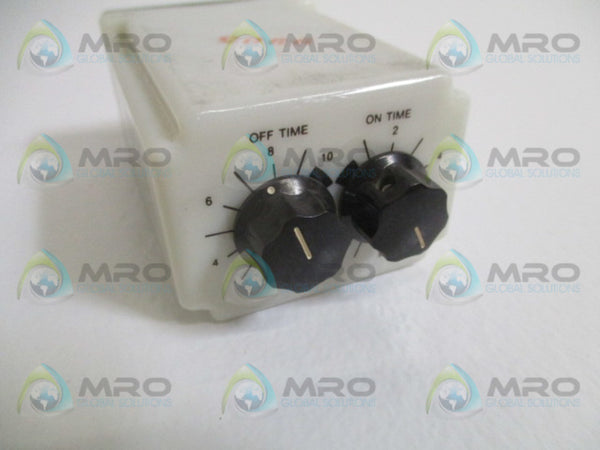 POTTER & BRUMFIELD CRB-48-70010 TIME DELAY RELAY 0.1-10 SEC. 120/240VAC UNMP