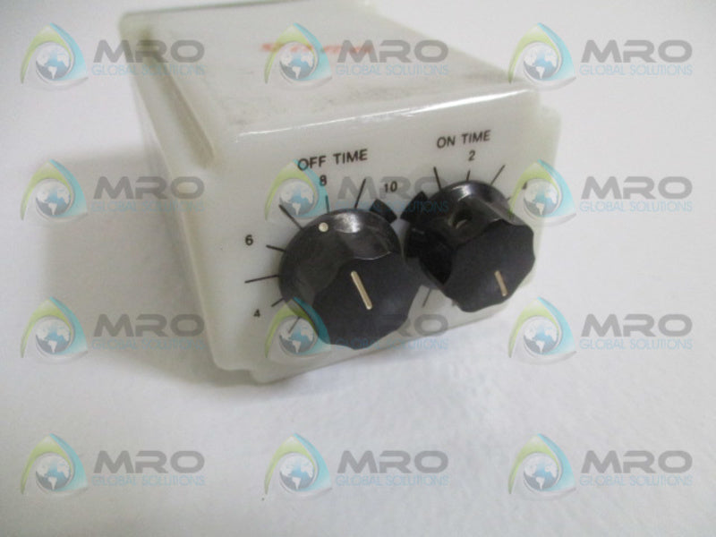 POTTER & BRUMFIELD CRB-48-70010 TIME DELAY RELAY 0.1-10 SEC. 120/240VAC UNMP