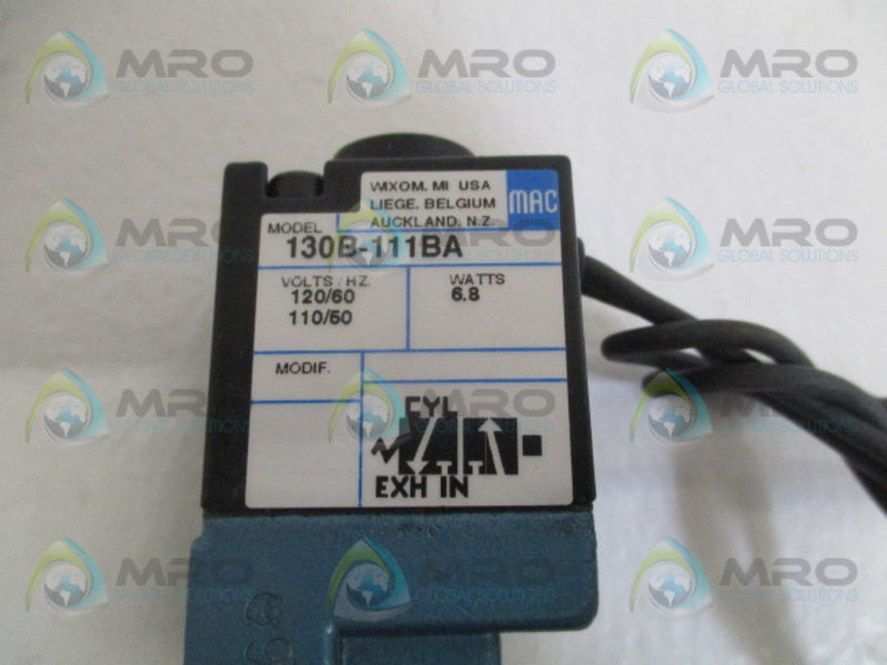 MAC 130B-111BA SOLENOID VALVE  UNMP