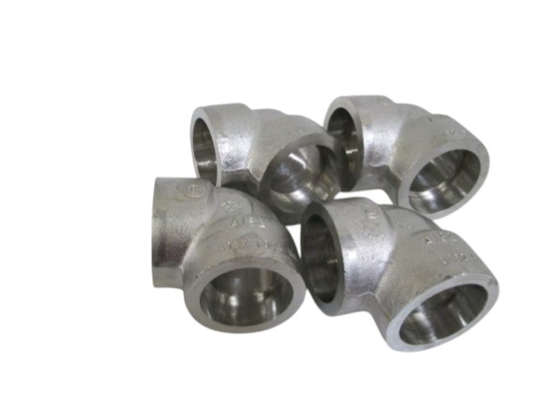 LOT OF 4 LADISH ELBOW 1-1/4" 3000WOG A182F304HRH NSNP