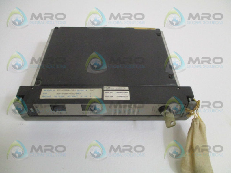 GOULD MODICON PC-0984-381 AS-9584-000 PROGRAMMABLE CONTROLLER MODULE UNMP