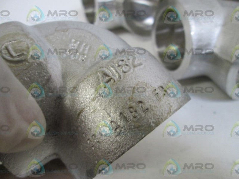 LOT OF 4 LADISH ELBOW 1-1/4" 3000WOG A182F304HRH NSNP