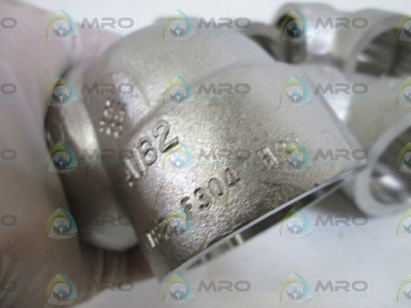 LOT OF 4 LADISH ELBOW 1-1/4" 3000WOG A182F304HRH NSNP
