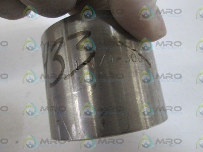 LOT OF 5 BONNEY COUPLING 1-1/4" 3000# WOG S80 A182F304AT80 NSNP