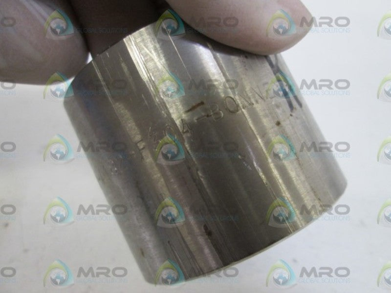 LOT OF 5 BONNEY COUPLING 1-1/4" 3000# WOG S80 A182F304AT80 NSNP