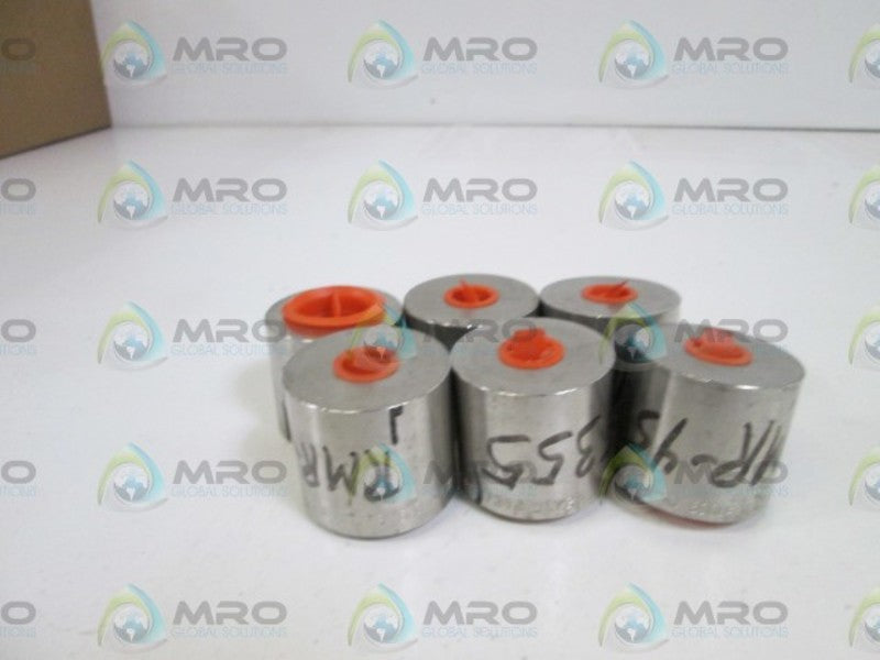 LOT OF 6 COUPLING 1-1/2"X3/4" 6000# WOG A182F316D6YGH NSNP