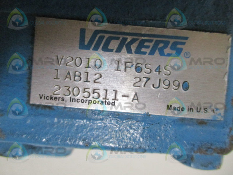 VICKERS V20101F6S4S1AB12 HYDRUALIC VALVE NSNP