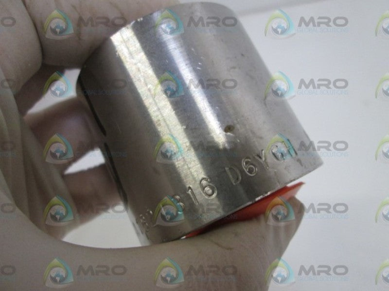 LOT OF 6 COUPLING 1-1/2"X3/4" 6000# WOG A182F316D6YGH NSNP