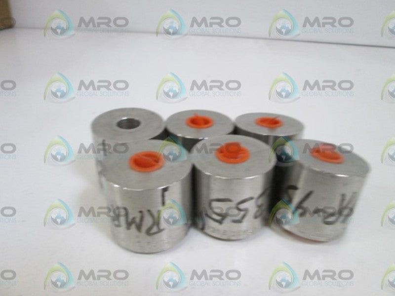 LOT OF 6 COUPLING 1-1/2"X3/4" 6000# WOG A182F316D6YGH NSNP