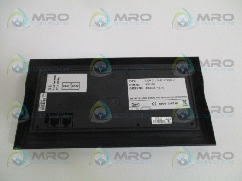 DEIF AOP-2.1DU2.1DGU-7 KEYPAD TERMINAL MODULE  UNMP