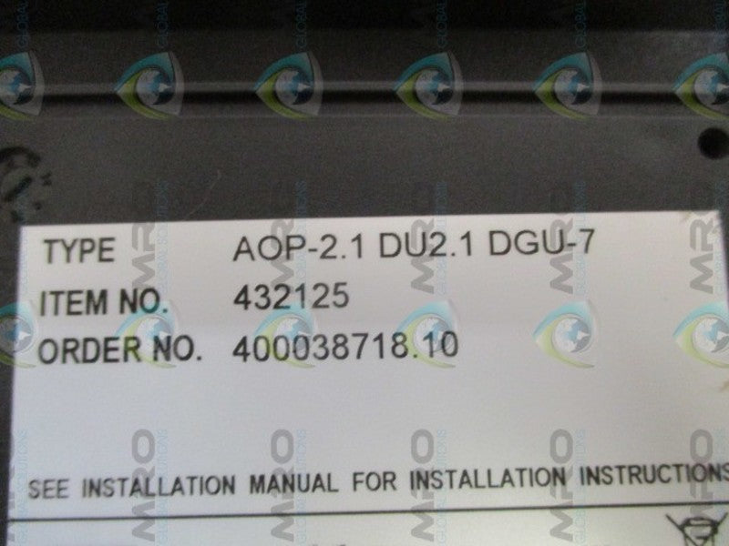 DEIF AOP-2.1DU2.1DGU-7 KEYPAD TERMINAL MODULE  UNMP
