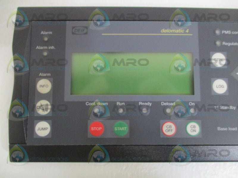 DEIF DELOMATIC 4 DU2.1DGU-1 DISPLAY UNIT MODULE  UNMP