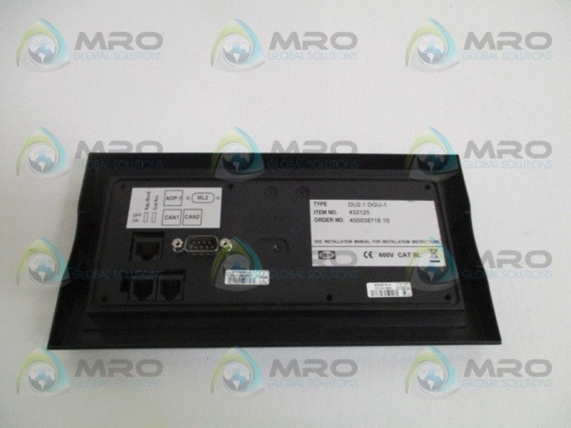 DEIF DELOMATIC 4 DU2.1DGU-1 DISPLAY UNIT MODULE  UNMP