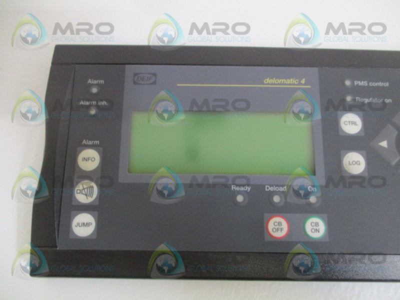 DEIF DELOMATIC 4 DU2.1DGU-7 DISPLAY UNIT MODULE  UNMP