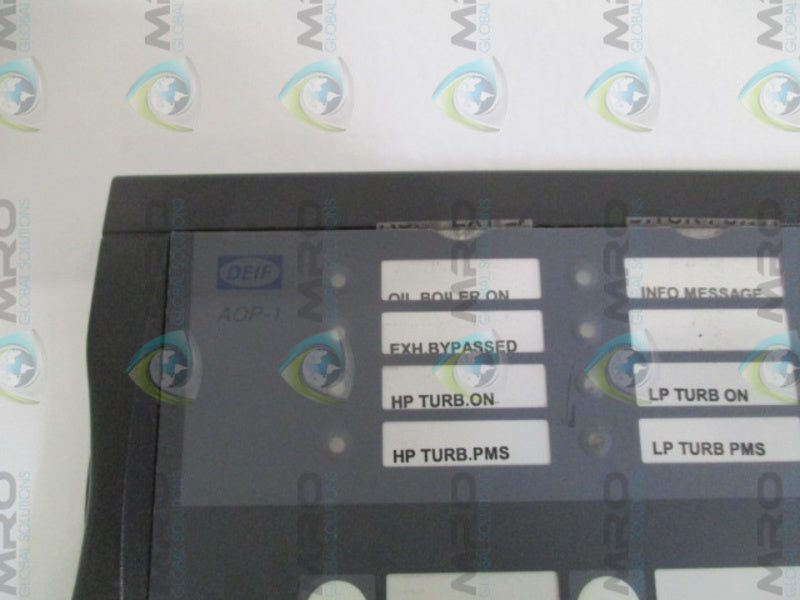 DEIF AOP-1.1DU2.1DGU-8 KEYPAD TERMINAL MODULE  UNMP