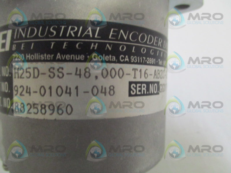 BEI H25D-SS-48,000-T16-ABZC-7272-SM18 924-01041-048 ENCODER  NSNP