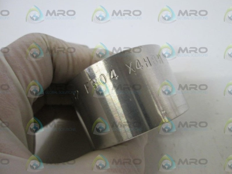 LOT OF 2 COUPLING 3/4" 6000 WOG SA182F304X4HBH NSNP