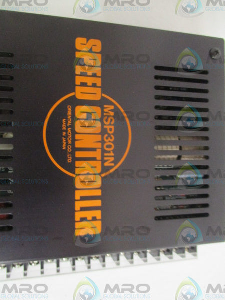 ORIENTAL MOTOR MSP301N SPEED CONTROLLER NSNP