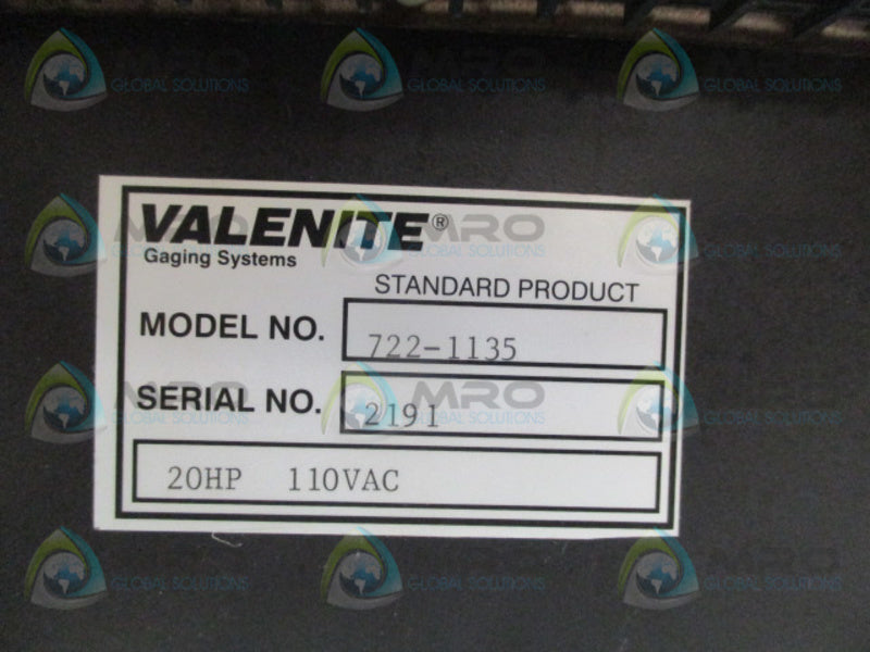VALENTINE 722-1135 LIMIT CONTROLLER NSNP