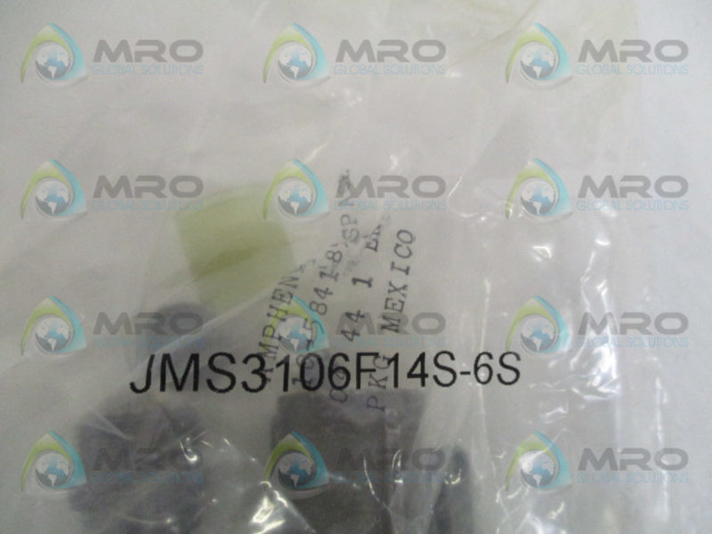 AMPHENOL JMS3106F14S-6S CIRCULAR CONNECTOR  NSMP