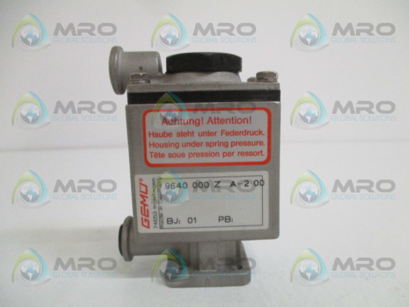 GEMU 9640000ZA-200 PRESSURE REDUCING VALVE NSNP