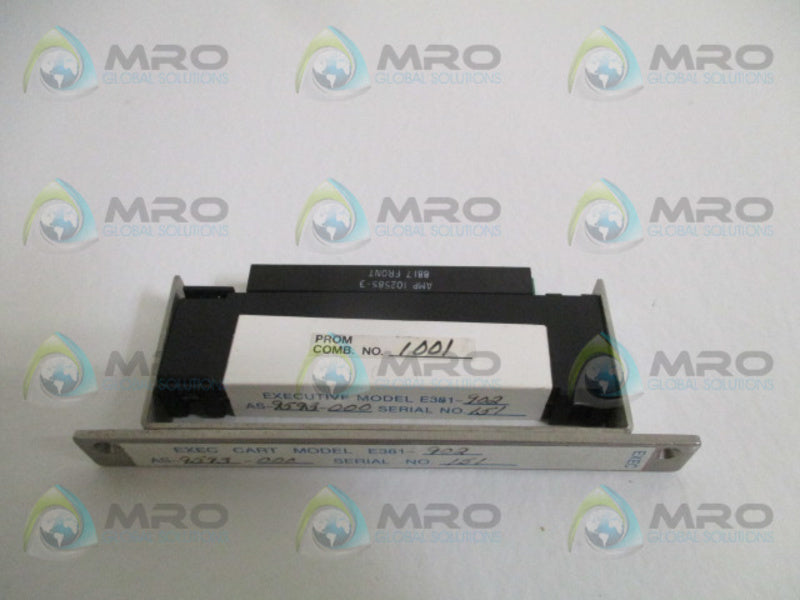 SCHNEIDER MODICON AS-9593-000 AS-E381-902 EXEC CART MODULE UNMP