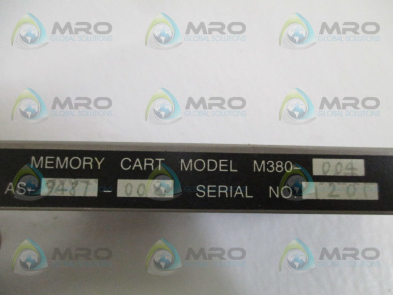 SCHNEIDER MODICON AS-9487-002 AS-M380-004 MEMORY CART MODULE  UNMP