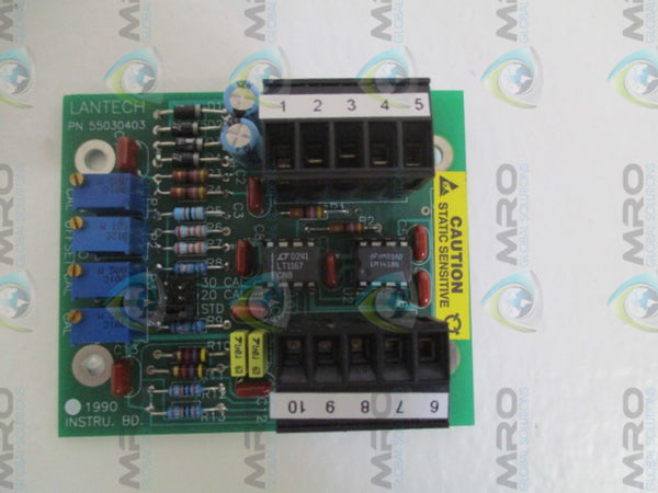 LANTECH 55030403 LOAD CELL CIRCUIT BOARD NSNP