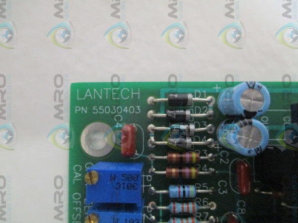 LANTECH 55030403 LOAD CELL CIRCUIT BOARD NSNP