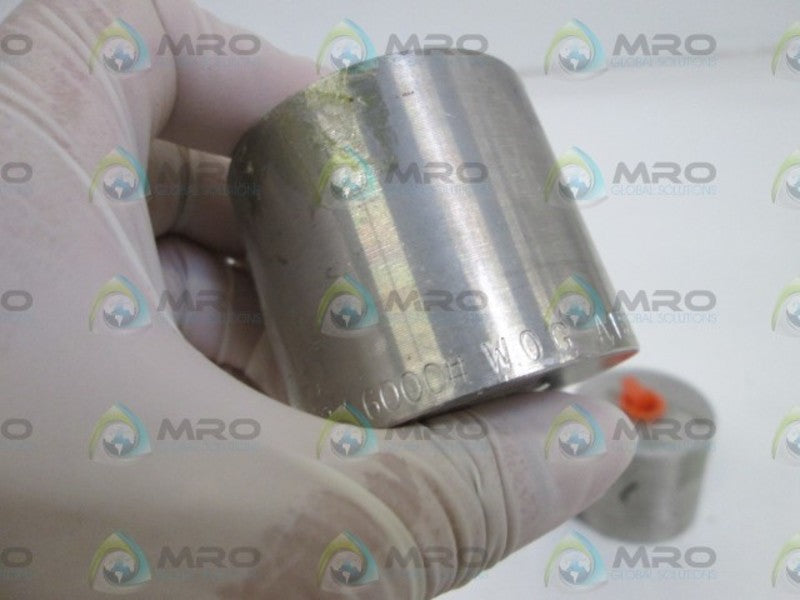 LOT OF 3 COUPLING 1-1/2" X 1/2" 6000# WOG A182F316D6YGH NSNP