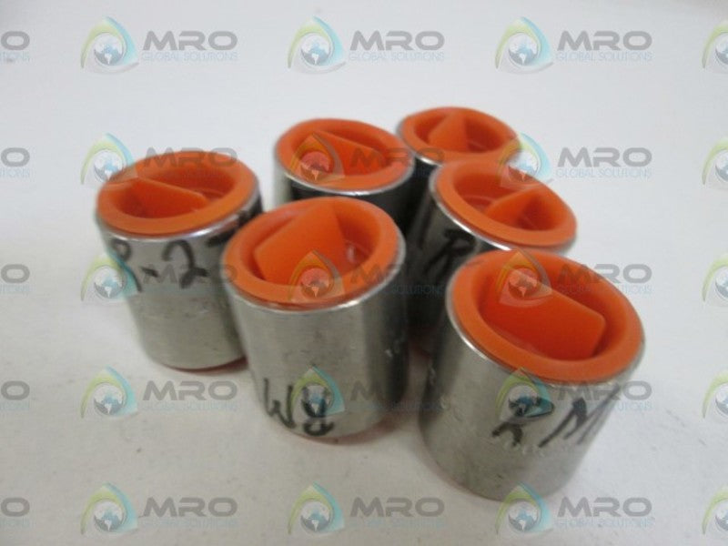 LOT OF 6 COUPLING 3/4" 3000# WOG 304 J4HGH NSNP