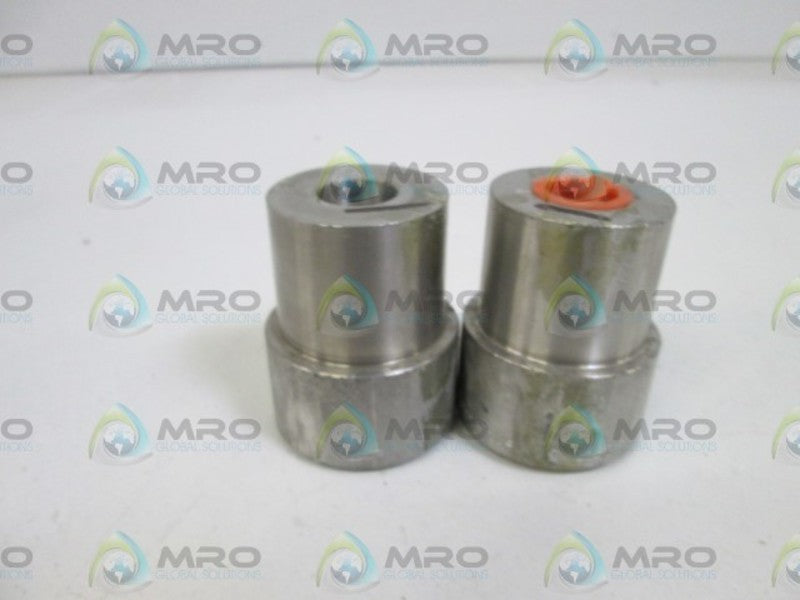 LOT OF 2 COUPLING 1-1/2"X1" 6000 WOG A182F316D6WBH1 NSNP