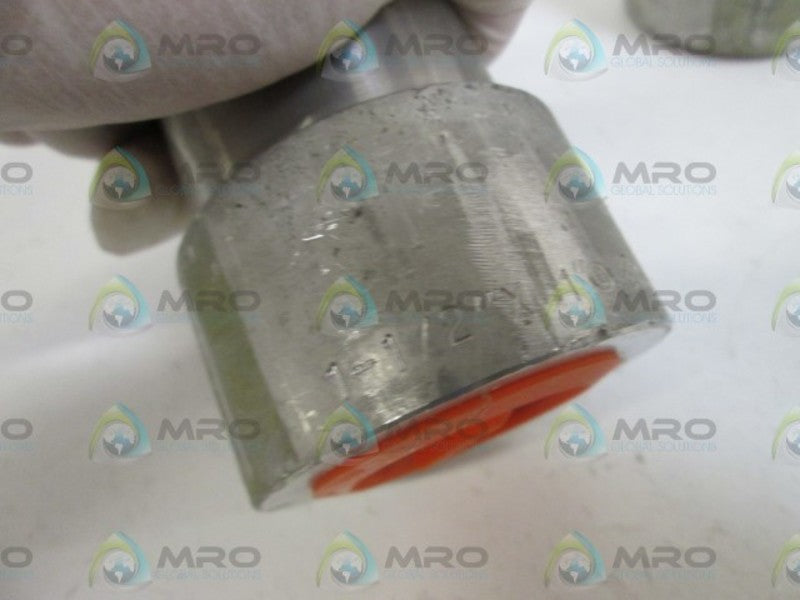 LOT OF 2 COUPLING 1-1/2"X1" 6000 WOG A182F316D6WBH1 NSNP
