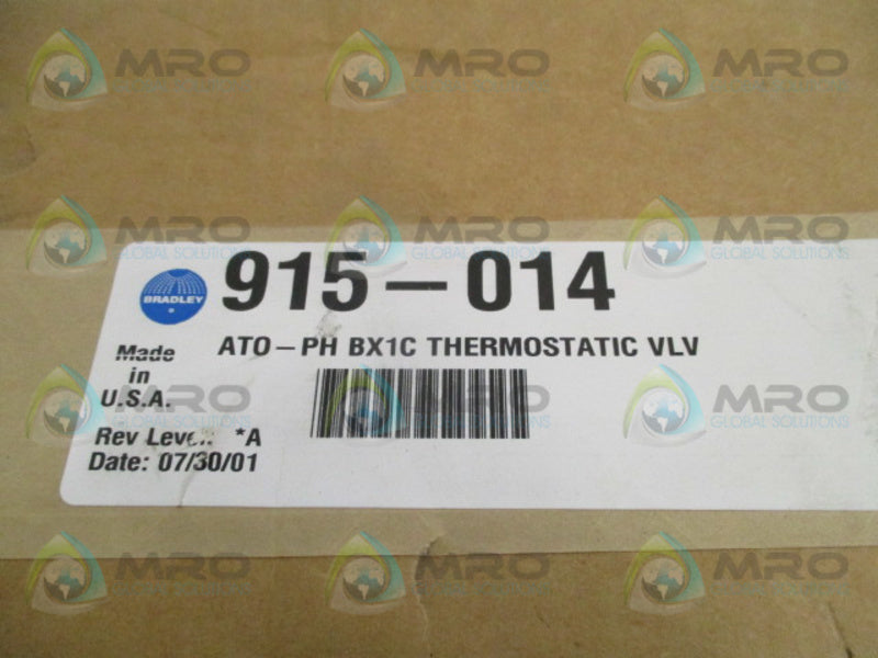 BRADLEY 915-014 ATO-PHBX1C THERMOSTATIC VALVE  NSFS