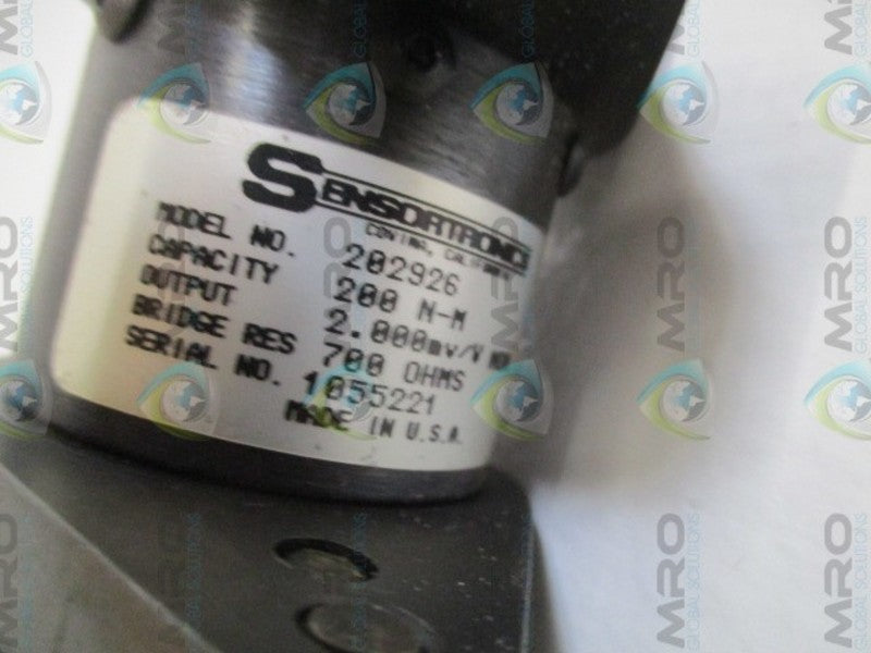 ITD EMT200-2-R6 SPINDLE MOTOR ASSEMBLY 117.0/FT.LB. (AS PICTURED) UNMP
