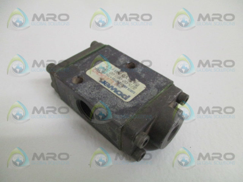 POWER NATION 375-02-087-03 PNEUMATIC AIR VALVE UNMP