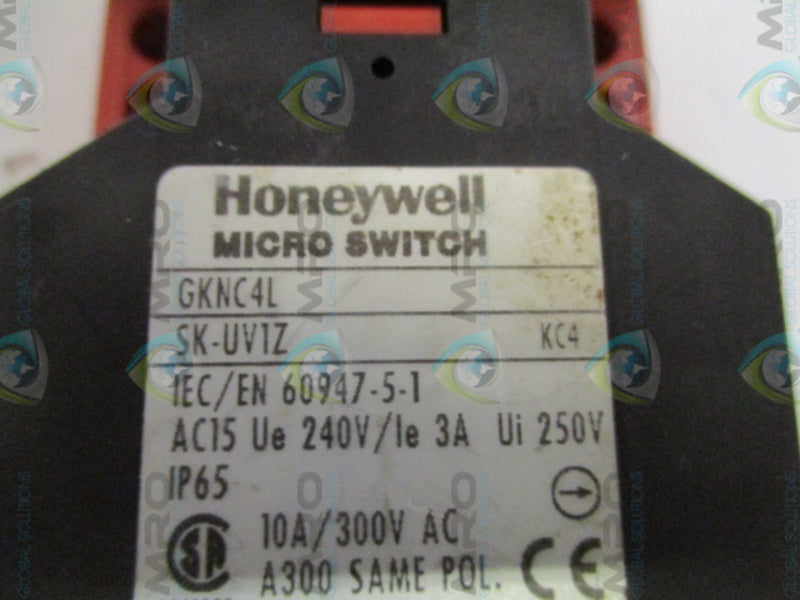 HONEYWELL GKNC4L SAFETY INTERLOCK SWITCH NSNP