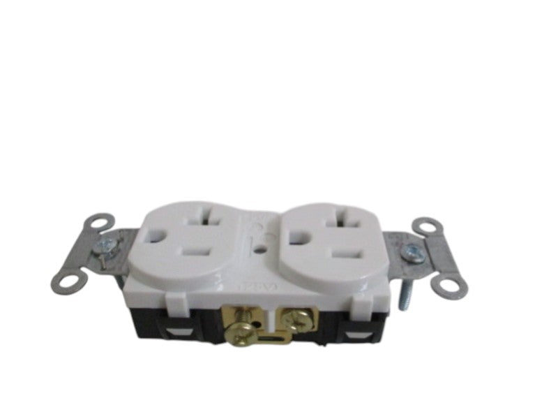 BRYNAT CRS20W DUPLEX RECEPTACLE  NSNP